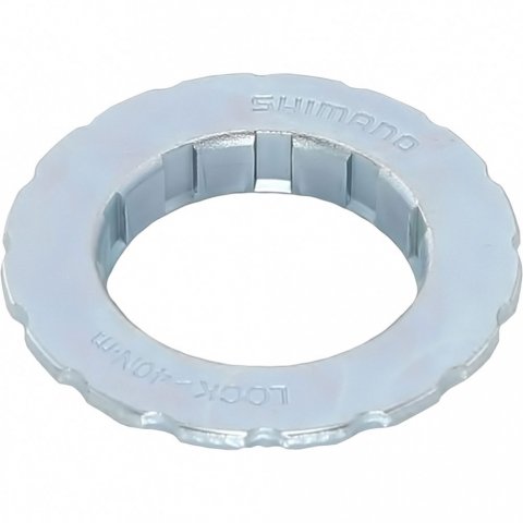 Кольцо стопорное SHIMANO Center Lock для Shimano RT10, серебристый, Y8PW98020 прокачной винт и уплотнительное кольцо shimano для st r9120 y0c698030