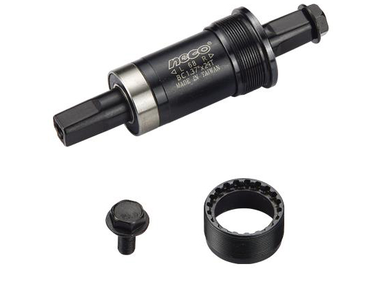

Каретка NECO под квадрат, BSA 1.37”x 24T, R/L. 73/126мм, B910