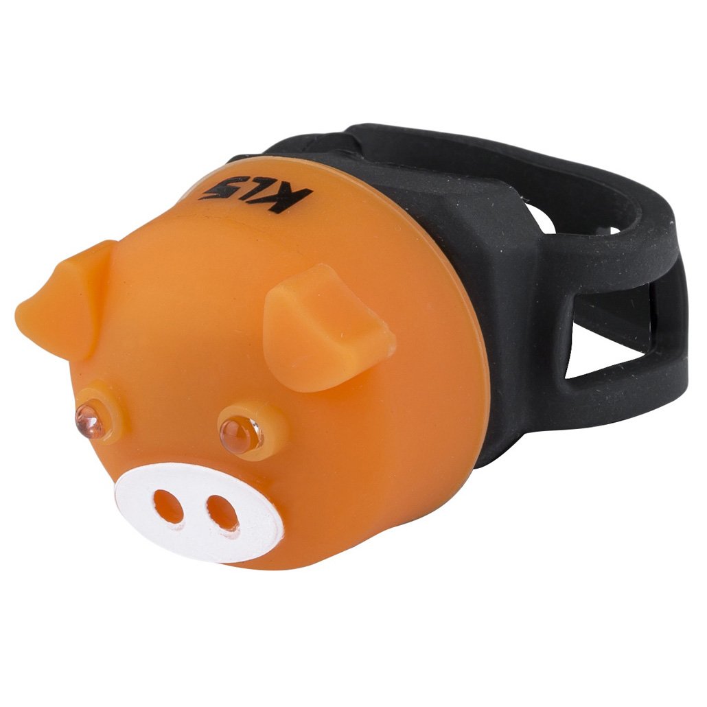 

Фонарик задний KELLYS PIGGY оранжевый: 2 красных LED, 2 режима, батарейки 2хCR2032 в комплекте, 74169
