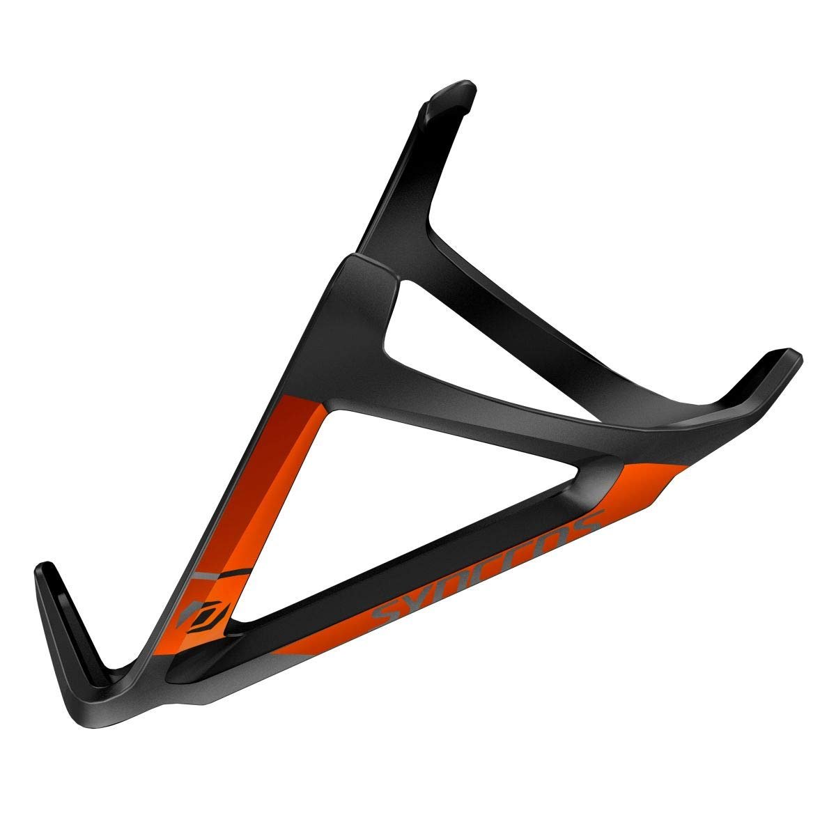 фото Флягодержатель велосипедный syncros tailor cage 2.0, левый, black/squad orange, 250591-5850