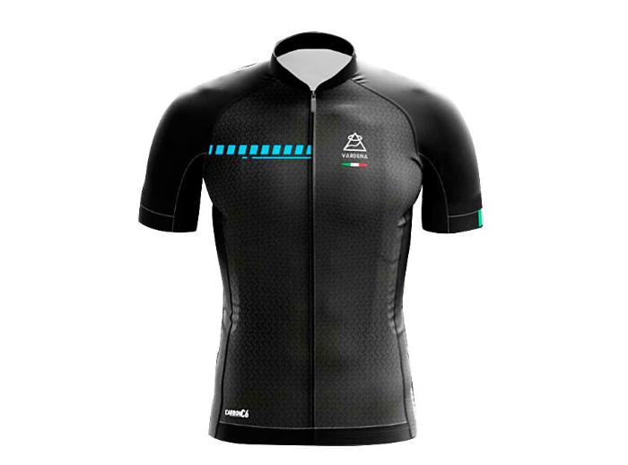 Веломайка VARDENA Carbon C6 Solid Black, короткий рукав, 2019, B42 (Размер: S)