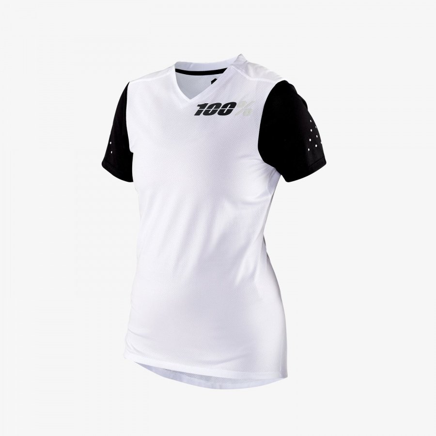 

Велоджерси женская 100% Ridecamp Womens Jersey, белый 2019 (Размер: S