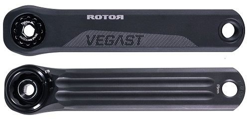 

Шатуны велосипедные Rotor Vegast Crank Arms Black 172,5mm, C02-106-20010-0