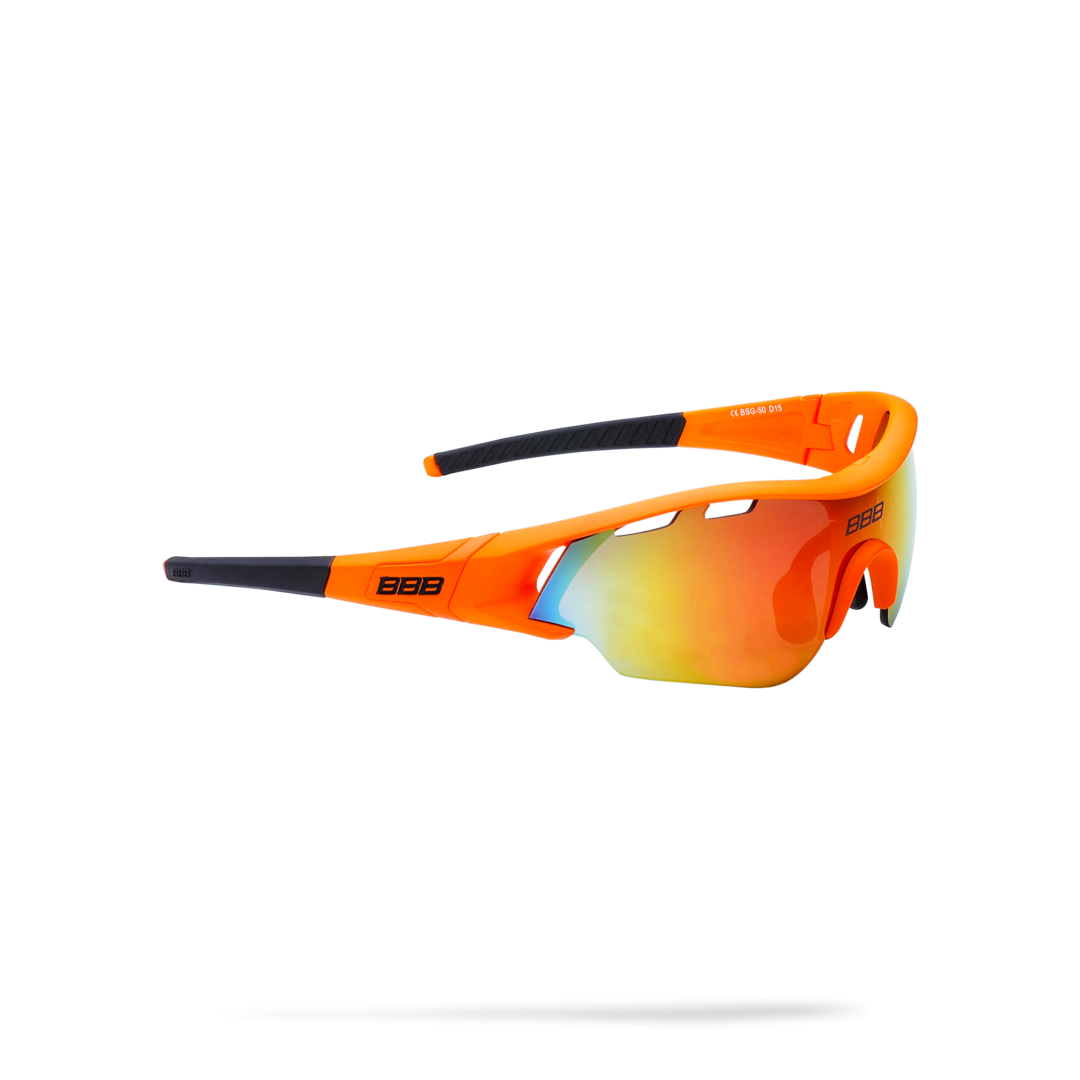 фото Очки велосипедные bbb, солнцезащитные, 2018 summit pc smoke mlc orange lens оранжевый, черный uni, bsg-50