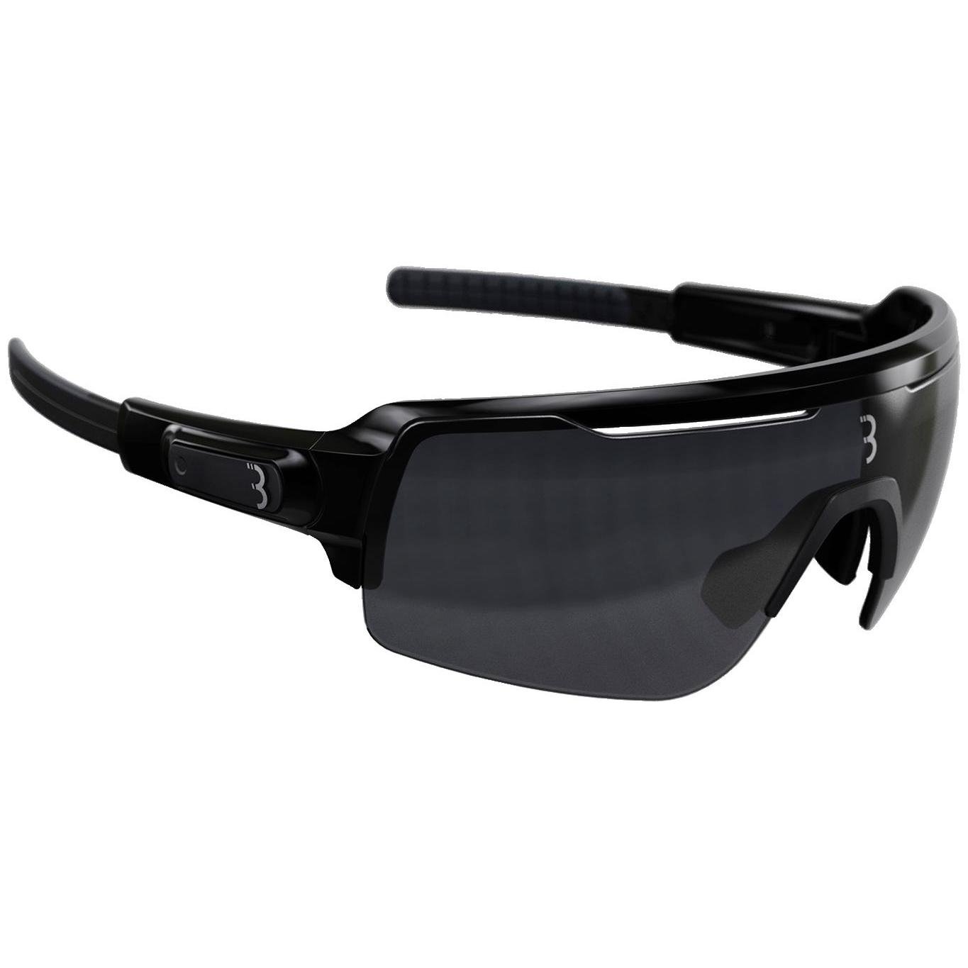 Очки велосипедные BBB 2019 sunglasses Commander PC Smoke MLC silver lens PC clear, glossy black, BSG-61 очки велосипедные bbb adapt fulframe pc smoke lenses неоновый bsg 45