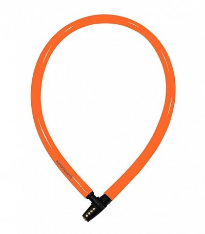 Велосипедный замок Kryptonite Cables KEEPER 665 KEY CBL тросовый, на ключ 6 x 650, оранжевый, 720018002444