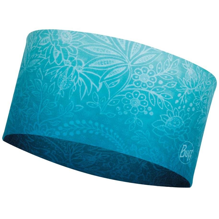 Повязка Buff Coolnet UV+ Headband Blossom Turquoise, синий, 120878.789.10.00