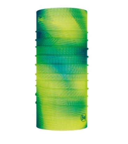 Бандана Buff Reflective R-Spiral Yellow Fluor, 121535.117.10.00 бандана buff coolnet uv frane yellow cream us one size 131377 101 10 00