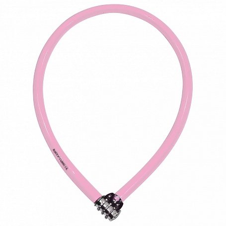 фото Замок велосипедный kryptonite cables keeper 665 combo cbl 6x65cm, розовый