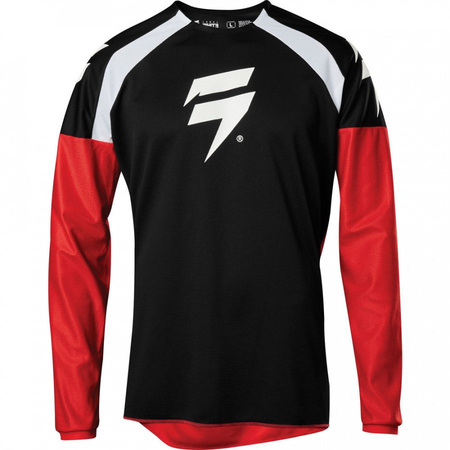 

Велоджерси Shift Whit3 Label Race 1 Jersey, черно-красный 2019 (Размер