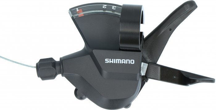 

Шифтер Shimano Altus M315, левый, 3 скорости, трос 1800мм, ESLM315LB