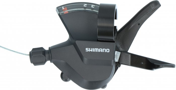 Шифтер Shimano Altus M315, левый, 3 скорости, трос 1800мм, ESLM315LB