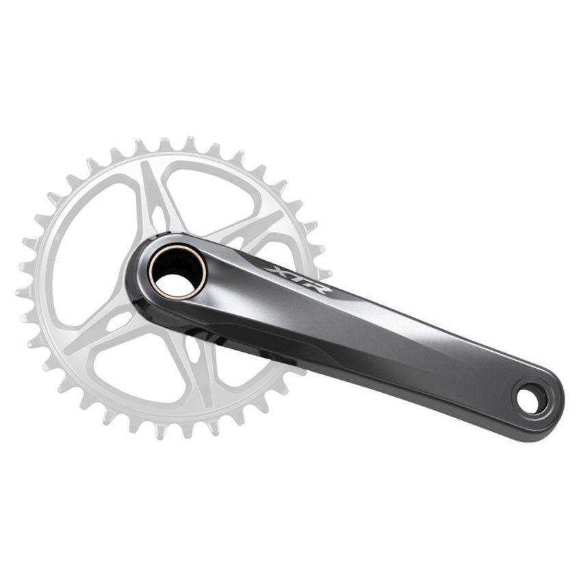Шатуны и запчасти к ним Шатуны Shimano XTR, M9100, 1x11/12 скоростей, 175мм, без звезды и каретки, черный, IFCM91001EXX