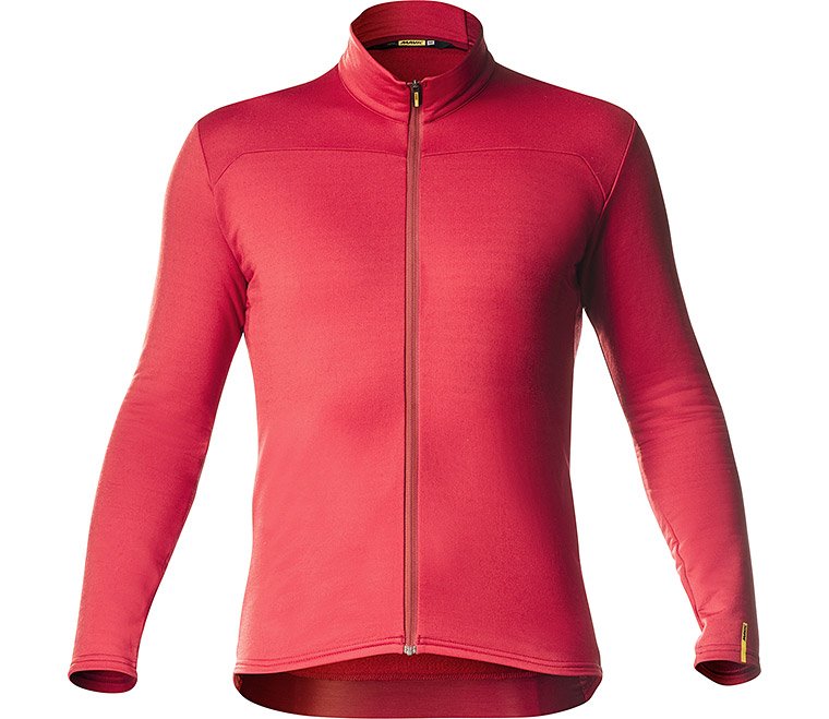 

Веломайка длинный рукав MAVIC Essential Merino Thermo, красный 2019, C11733 (Размер: М)