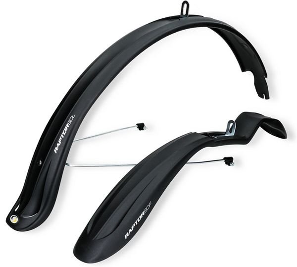 

Крылья Simpla Raptor SD Long 2, повышенное покрытие заднего колеса, для велосипедов 26"-28", S06.1, Черные