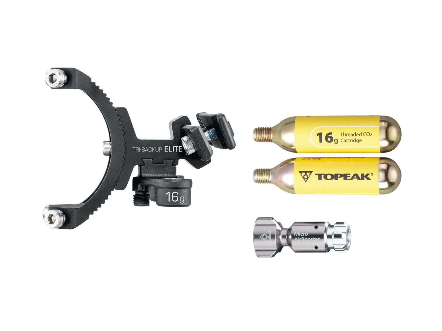фото Держатель подседельный для велоаксессуаров topeak tri-backup elite, tbu-elt