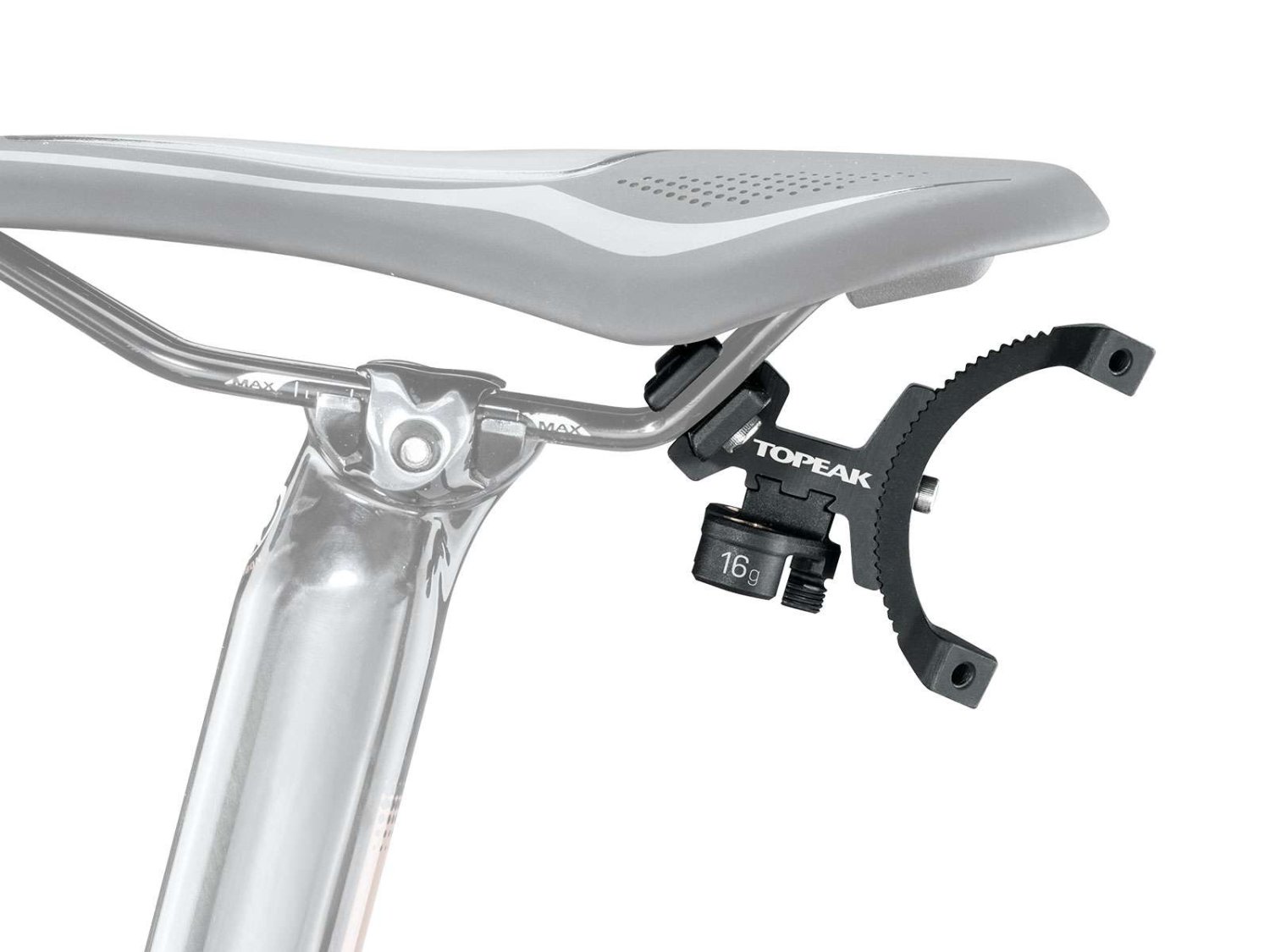фото Держатель подседельный для велоаксессуаров topeak tri-backup elite, tbu-elt