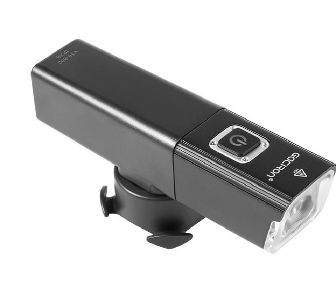 Фонарь передний GACIRON V10-800, 800lm, 1диод, 7 режимов, Li-аккум, USB, крепление Go-Pro, алюминий. черный, V10-800 крепление для велосипедного фонаря