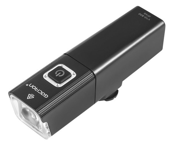 фото Фонарь передний gaciron v10-800, 800lm, 1диод, 7 режимов, li-аккум, usb, крепление go-pro, алюминий. черный, v10-800
