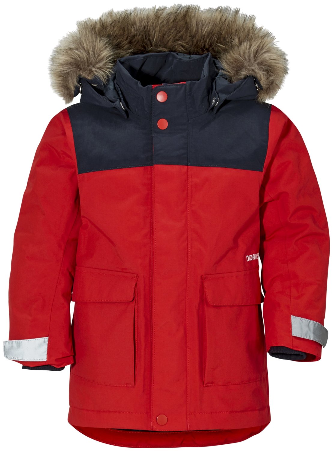 Куртка детская Didriksons KURE KIDS PARKA карминно-красный 502679 Размер 80 6000₽