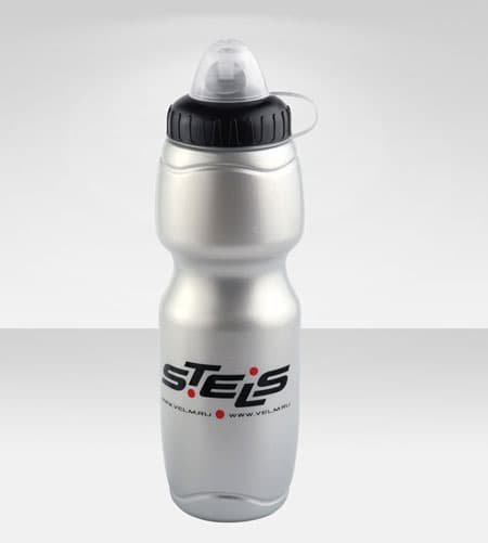 

Фляга велосипедная STELS CB-15020-1, 1000 мл, серебристая, ST (550007), Серебристый
