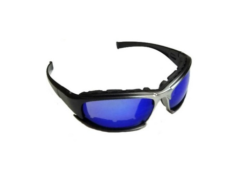 Очки велосипедные KINDAVID, поликарбонат,  черный/серебро, KIN_S12157 защитные очки truper len sa поликарбонат уф защита защита от царапин янтарь