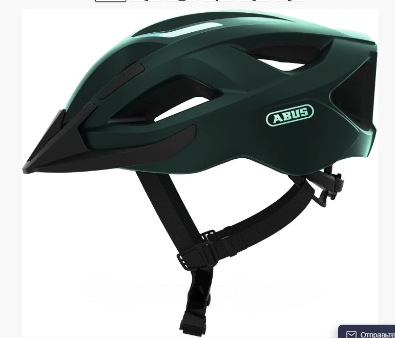 

Велошлем ABUS ADURO 2.1 smaragd green (Размер: L (58-62 см, Черный