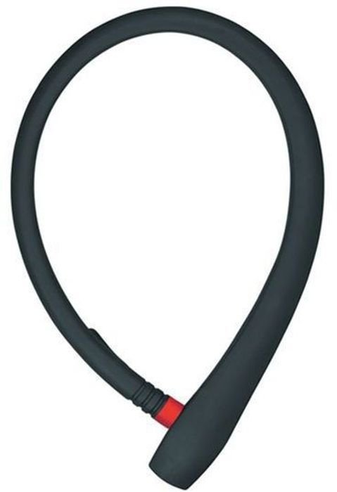 Велосипедный замок ABUS UGRIP Cable 560 тросовый, на ключ, 650 х 8, черный, 584640_ABUS замок тогл из 2х частей