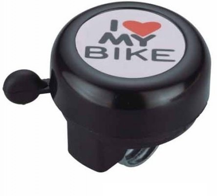 Звонок велосипедный Nuvo, универсальный, сталь, чёрный, NH-B610SP звонок велосипедный m wave i love my bike детский сталь с рисунком 5 420190