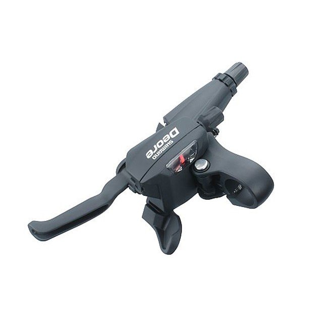 

Шифтер велосипедный SHIMANO DEORE, DUALCONTROL, комплект, 3X9 скоростей, черный, ESTM530PAL