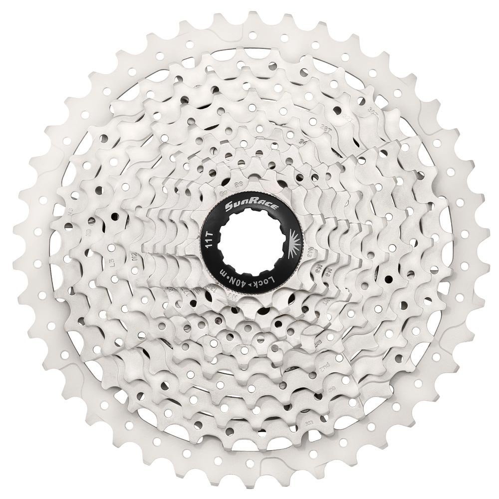   ВашВелосипед Кассета велосипедная SUN RACE, 11-42, 10 скоростей, на алюминиевом пауке, TAY-11-42T.