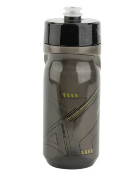 Велофляга AUTHOR AB-ScrewOn X9, мягкий пластик, 0.6 л, c большим клапаном, полупрозрачный, черно-нео., 8-14060183