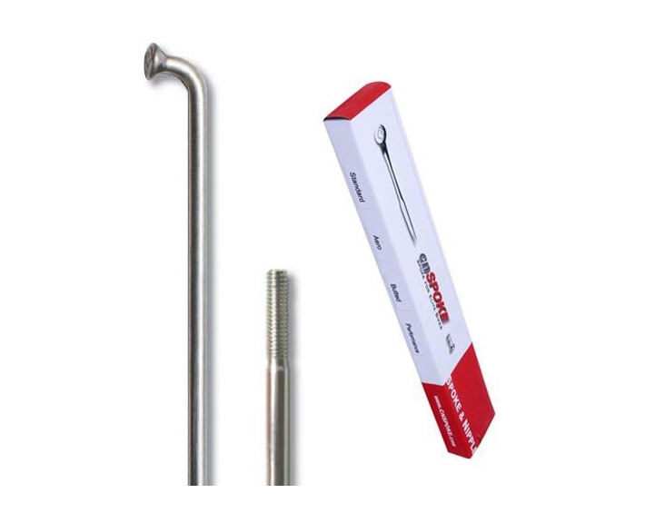   ВашВелосипед Спица велосипедная CN SPOKE STD 14, d2,0мм, SILVER STAINLESS, CN_SPOKE_2,0 (Размер: 172 мм)