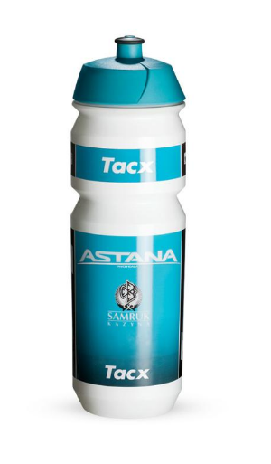 Фляга велосипедная Tacx Pro Teams, 750мл, биопластик, Astana, T5799.01 cube фляга cube bottle icon 750мл красный