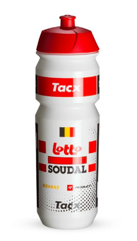 Фляга велосипедная Tacx Pro Teams, биопластик, 750мл, Lotto-Soudal, T5799.08 фляга велосипедная tacx pro teams биопластик 750мл lotto soudal t5799 08
