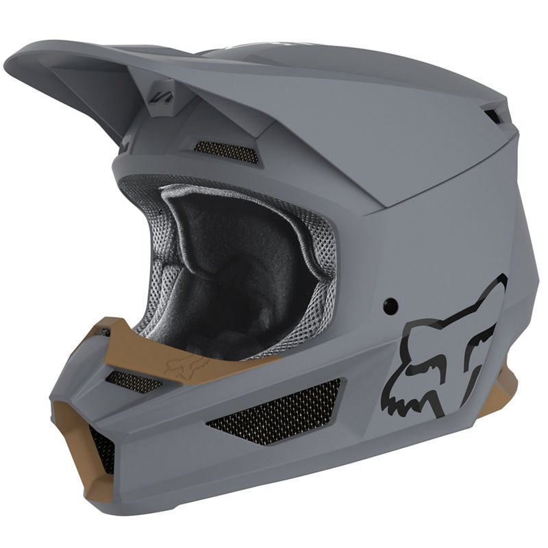 фото Велошлем fox v1 matte helmet, stone (размер: l (59-60cm)) fox racing