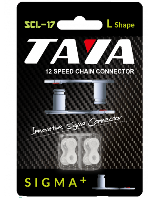 Велозамок цепи цепи ELVEDES Sigma, подходит для всех 12 скоростных цепей, 2замка, матовый черный, SCL-17 Ti-Black велозамок цепи elvedes sigma подходит для всех 11 скоростных цепей 2 замка титановый scl 18 ti gray gst 500