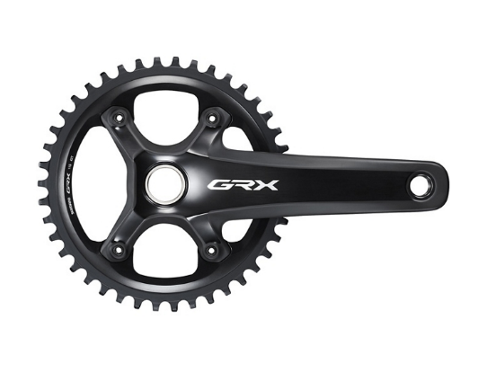 Система шатунов велосипедная SHIMANO GRX RX810-1, 170мм, для 11 скоростей, 42T, без каретки, IFCRX8101CXB2 система велосипедная shimano mt210 170мм для 2x9 speed интегрированный вал 46 30 без защиты efcmt210cx60xl