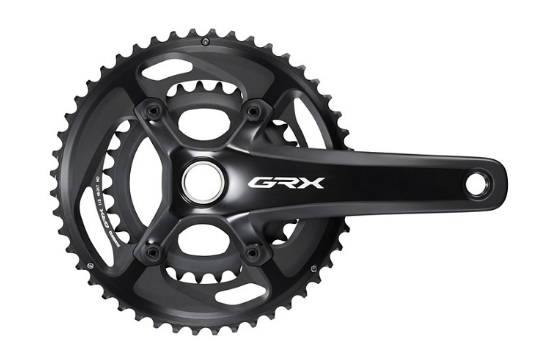 Система шатунов велосипедная SHIMANO GRX RX810-2, 175мм, для 11 скоростей, 48/31T, без каретки, IFCRX8102EX81 система шатунов велосипедная shimano grx rx810 1 172 5мм для 11 скоростей 42t без каретки ifcrx8101dxb2