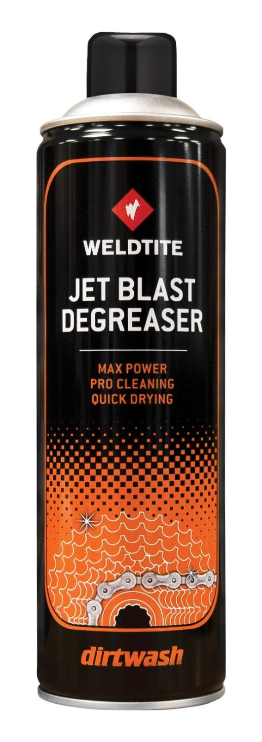 Очиститель WELDTITE DIRTWASH JET BLAST DEGREASER, для цепи/переключателей, спрей, 500мл, 7-03087 очиститель weldtite dirtwash универсальный 1л с триггером 7 03028