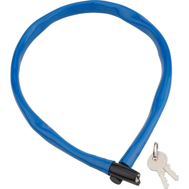 Велосипедный замок Kryptonite Cables KEEPER 665 COMBO CBL, тросовый, на ключ, 6 x 650, синий, 720018002505