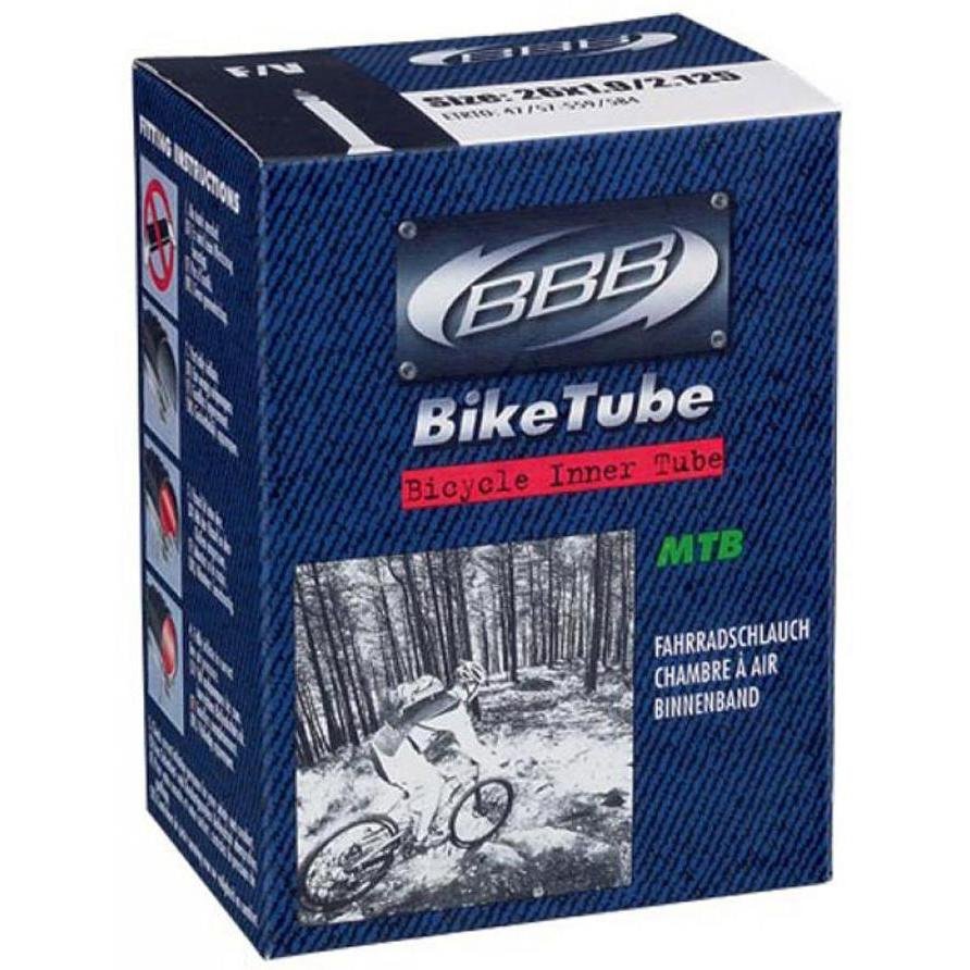 

Камера велосипедная BBB 26*1 3/8, SСHRADER (AV), черный, BTI-65