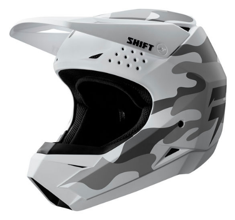 

Велошлем Shift White Helmet, Camo White, 2019 (Размер: S, Белый