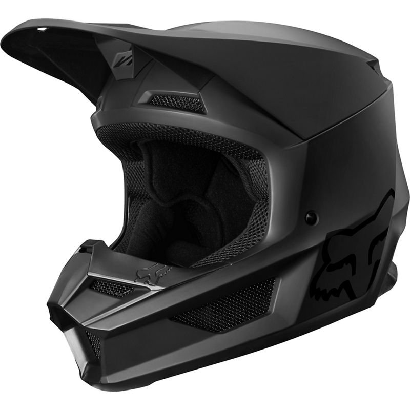

Велошлем подростковый Fox V1 Matte Youth Helmet, Black 2020 (Размер: YL 51-52cm, Черный