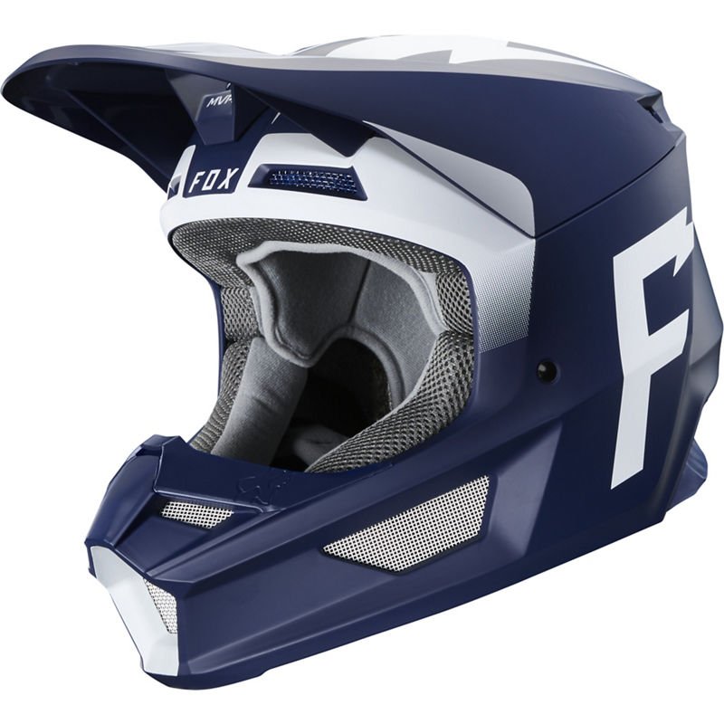 

Велошлем Fox V1 Werd Helmet, Navy, 2020 (Размер: S 55-56cm, Синий