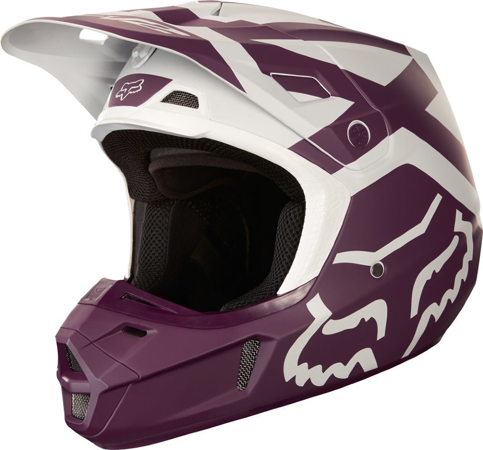 фото Велошлем fox v2 preme helmet, purple (размер: m ) fox racing