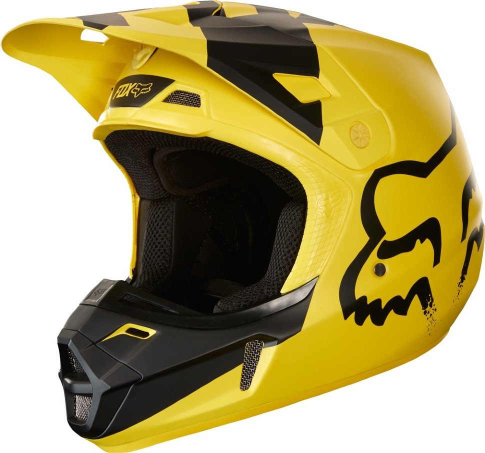 

Велошлем Fox V2 Mastar Helmet, Yellow (Размер: XL, Желтый