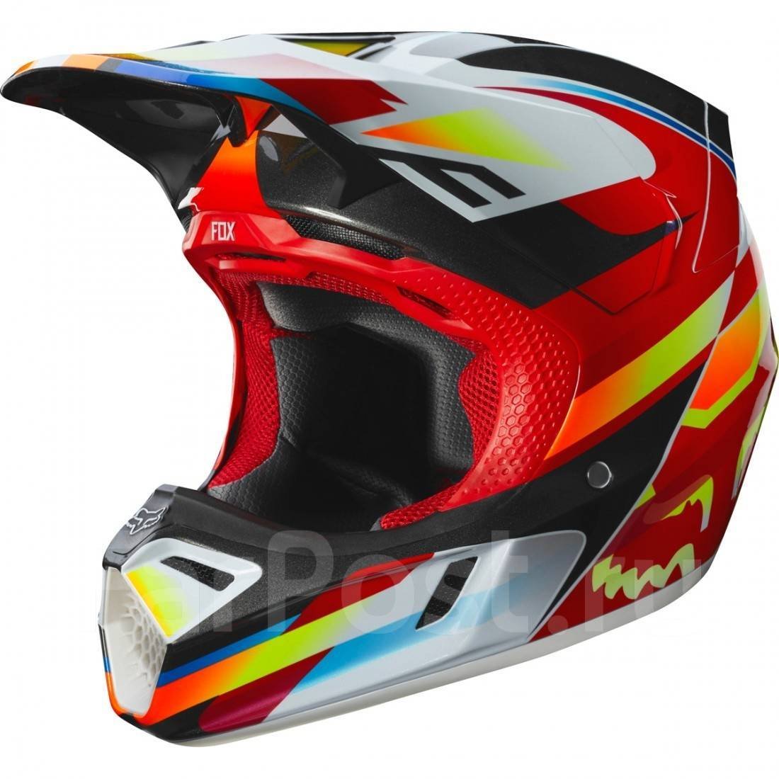 

Велошлем Fox V3 Motif Helmet, Red/Yellow (Размер: S 54.6-55.8cm, Красный
