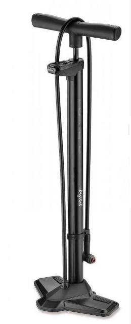 Велонасос  напольный GIYO GF-65, с цифровым LCD манометром, 12бар/180PSI, универсальная головка, черный, 6-190065 велонасос giyo напольный с манометром сталь 11 bar 160 psi nxx21873