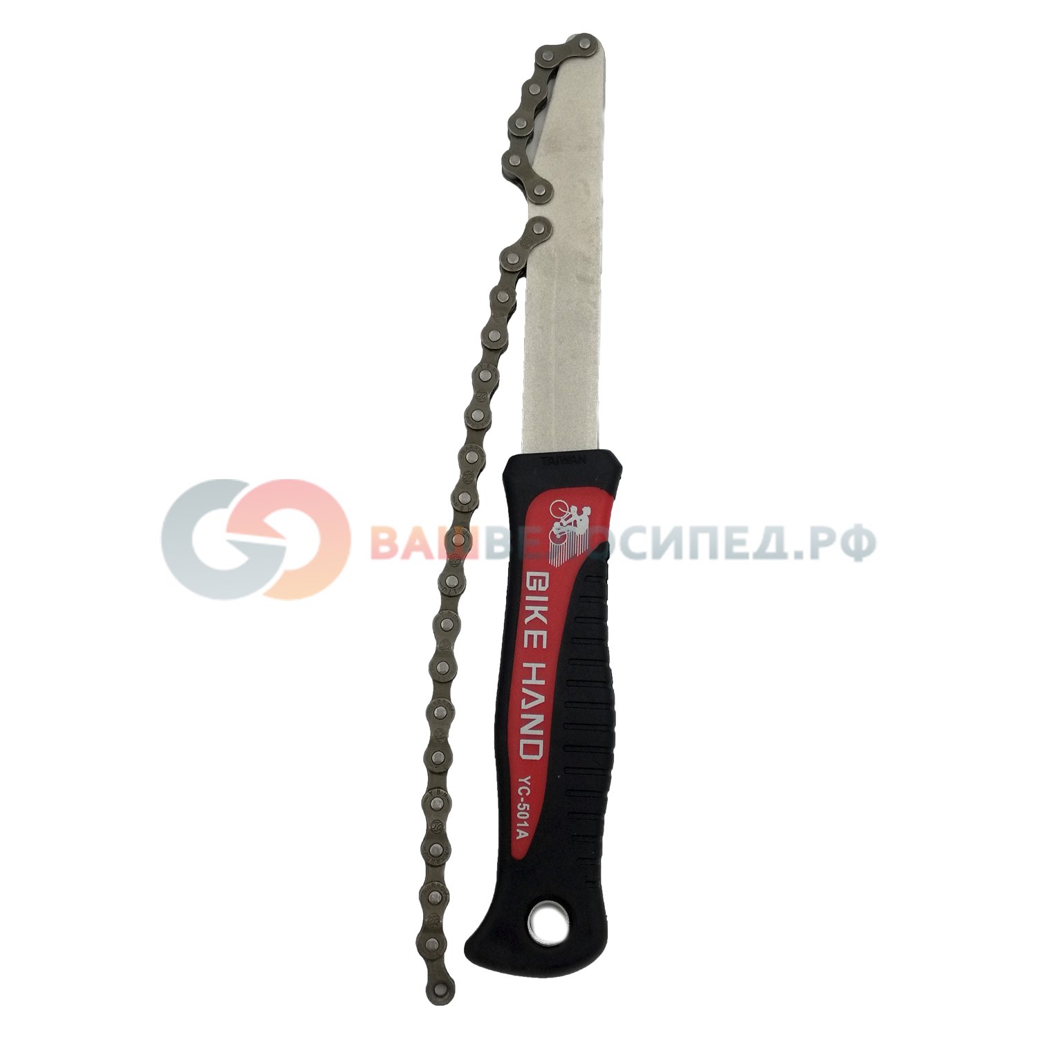 фото Съемник-хлыст bikehand yc-501a, для 7-9 скоростной кассеты, с цепью 1/2х3/32, сталь, 6-14501 bike hand